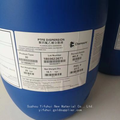 The source manufacturer customizes DF301 PTFE water dispersion emulsion for glass fiber impregnation