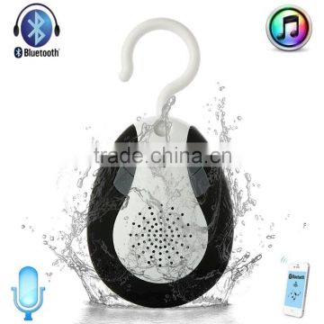 2015 Newly Waterproof Bluetooth Stereo Shower Speaker with FM Radio for home bathroom sports
