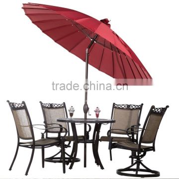 great outdoor Round Patio Umbrella with Push Button Tilt