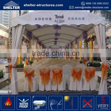 Durable and long life span arch tent frame arched door canopies asian tent for sale