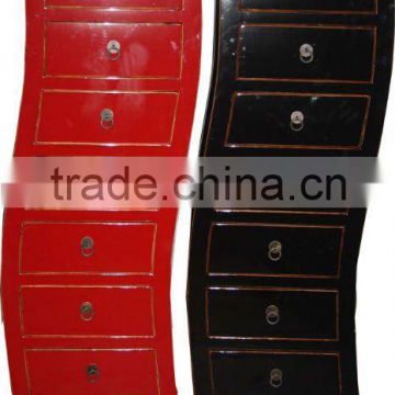 chinese antique nine drawer filing cabinet
