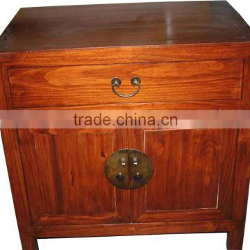 chinese antique one drawer two door bedroom cabinet