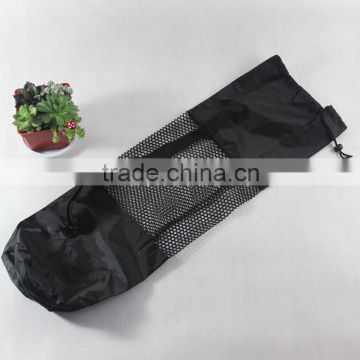 Manufacturer custom promotions polyester drawstring mesh bags