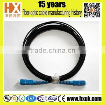 Fiber Optic Drop Cable self supported Singlemode G657A LSZH Simplex with one end SC/APC connector