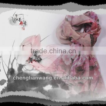 latest style 2014 hot sale 100% wool high quality fashionable scarf