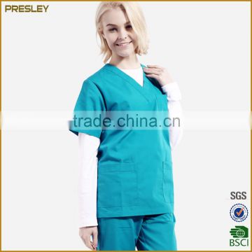 Factory Wholesale Customerized Hospital Medical Uniform/ Hospital Staff Uniforms of 100% Cotton With Cheap Price
