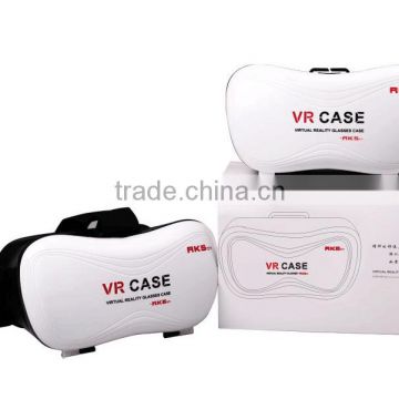Plastic Google Cardboard VR Headset for 3-6 inch Mobile Cinema Virtual Reality 3D vr Glasses
