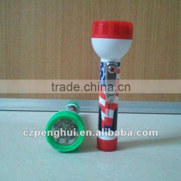 blister packing mini plastic led torch