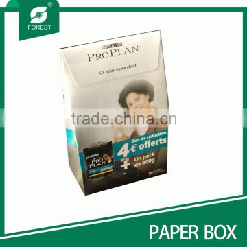 Paper packaging box for dog paper take away box