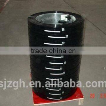 0.6mm thickness 16mm width black steel strip