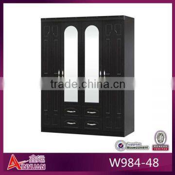 W984-48 classic flat packed mirror doors for closet