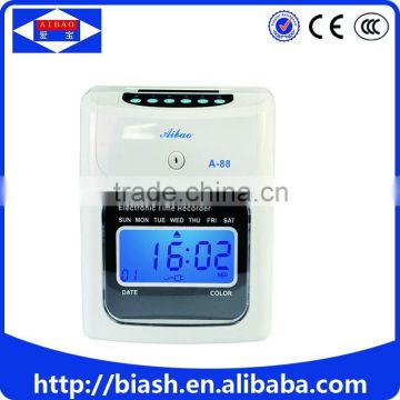 electronic time recorder attendance machine
