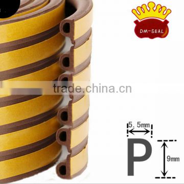 EPDM foam weather seal strip for wooden doors and windows