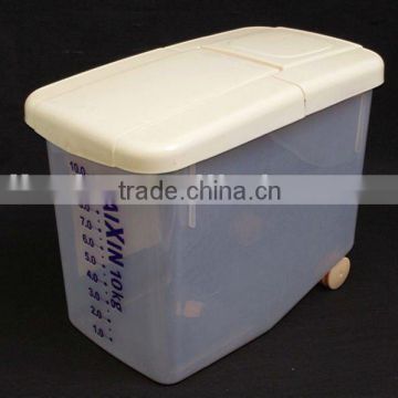 plastic kitchen rice box,rice bin,rice container