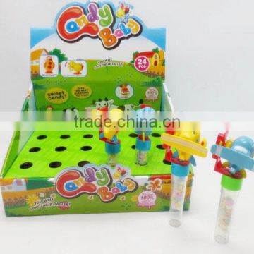 SUPERMARKET CANDY TOYS WITH WIND UP DUMPING PLANE