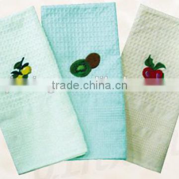 QXE009 100%Cotton Embroidery Kitchen Towel