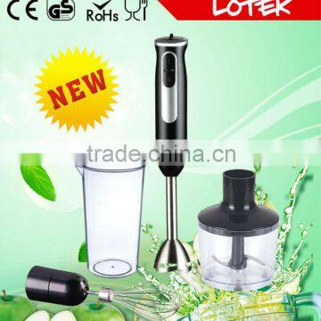 600W electric stainless steel hand blender juice blender food mixer