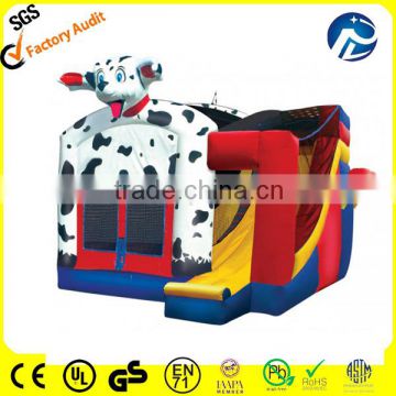inflatable slide combo,5 in 1 dog combo