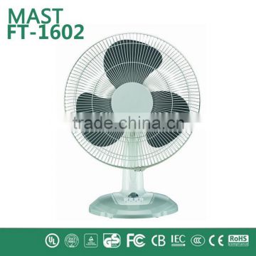 metal retro stand fan hand fan with water-table fan made in zhongshan for household