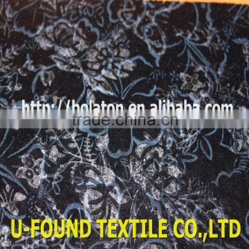 China Velvet Factory KS Polyester Spandex Velvet Fabric For Garment Spandex Fabric For Headbands