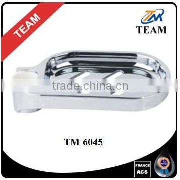 TM-6045 bathroom shower accessories ABS plastic chrome soap dish