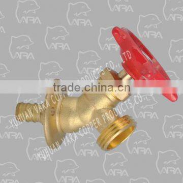 702-21 FLANGE PEX X HOSE SEDIMENT FAUCET VALVE BRASS ANGLE