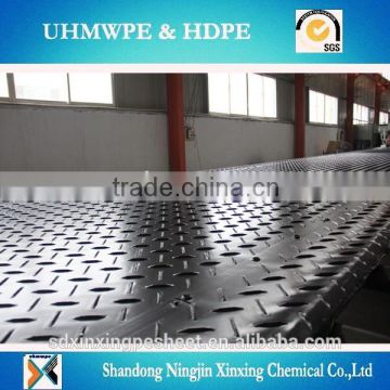 black Factory directly sale durable ground protection mat/Light duty plastic mat/HDPE construction road mat