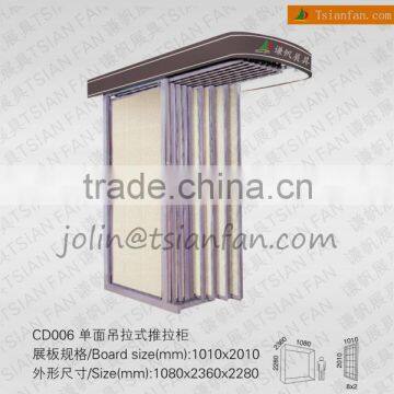 CD006 Ceramic Tile Display Shelf / Hanging style type display rack/ wood flooring display rack