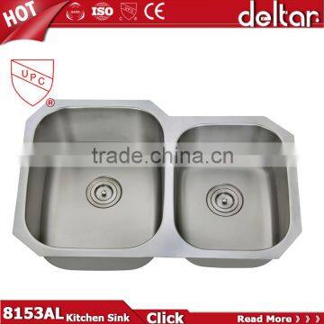 luxury 304 stainless steel cupc double sink america standard upc kitchen sink