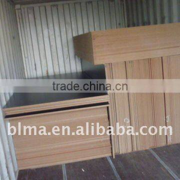 Melamine in black color 17mm plywood