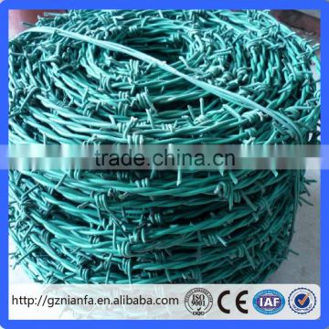 Special offer barbed wire roll price fence/barbed wire weight per meter(guangzhou factory)