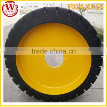 China top quality factory sales directly solid forklift tires 7.00-12 825-12, 700x12 solid rubber cushion linde tire with lug
