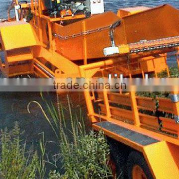 Aquatic weed harvester/QG-B10 Aquatic weed Transport Barge/Trailer Conveyor