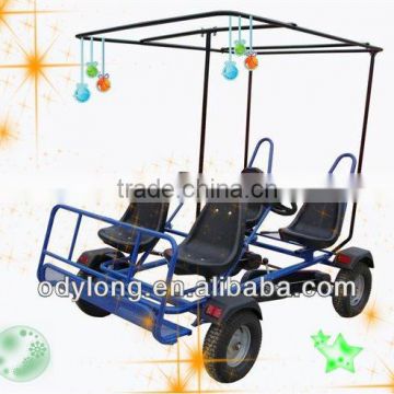 latest outdoor four seats pedal go cart with CE, TUV,ISO9001 F4150