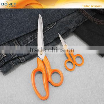 S14018+S14070 CE qualified superior sharp quality ABS plastic handle 2 pieces tailor scissor set