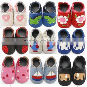 OEM or stocked designs,Baby leather shoes,soft sole baby shoes,