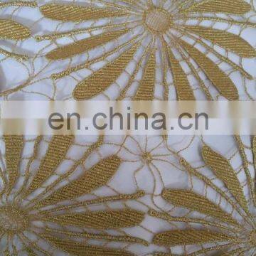 African Lace Embroidery, Chemical Embroidery, ST Yarn Water Soluable Embroidery