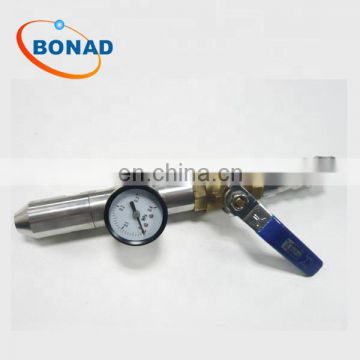 IP waterproof Test Equipment  IPX5 and IPX6 Jet Nozzle with pressure gauge