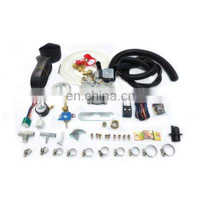 CNG LPG auto gas carburetor conversion kits third generation single point GNV GLP