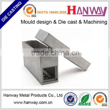 China aluminum die casting sandblasting led light housing