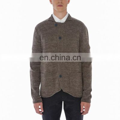 Boutique 100% Cashmere Cardigan Sweater Mongolia for Man