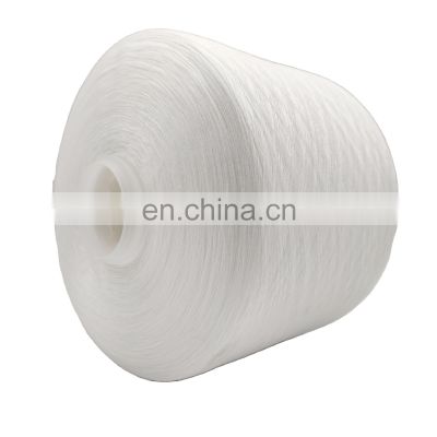 China Factory Hot selling high tenacity raw white color dyeing tube poly poly core spun yarn 28 / 2