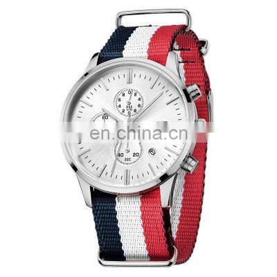Megir 2011 Casual Chronograph Quartz Watch Strap Nylon Wristwatch Cheap Mens Watches For Sale High End Watch