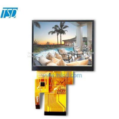 High Luminance 3.5 Inch Tft Lcd Touch Screen With Free Viewing Angle
