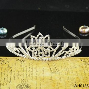 2015 Fashion wholesale pageant crowns and tiaras birthday kids crown