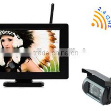 TOPFAME RV-5000WS wireless reversing camera system with 5inch digital screen monitor + wireless camera