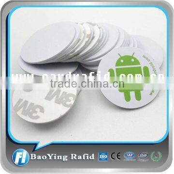 Printed 125KHz/13.56MHz PVC RFID coin card/RFID coin tag