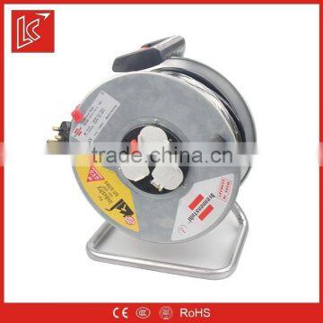 Thermal overload protection 50M 16A retractable cable reel 3G1.5mm2 3 way socket