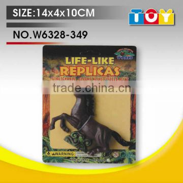 TPR rubber animal horse model for Kids toys promotion gift