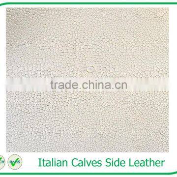 Perfect Italian Vegetable Tanned Embossed Stingray Grain Leather